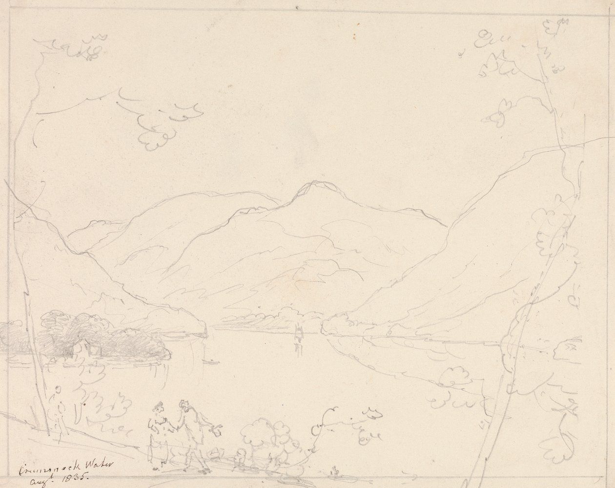 Crummock Water, augustus 1835 door Capt. Thomas Hastings