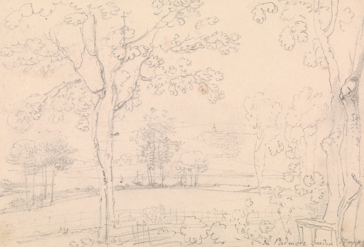 In Padmore Tuin, Mei 1833 door Capt. Thomas Hastings