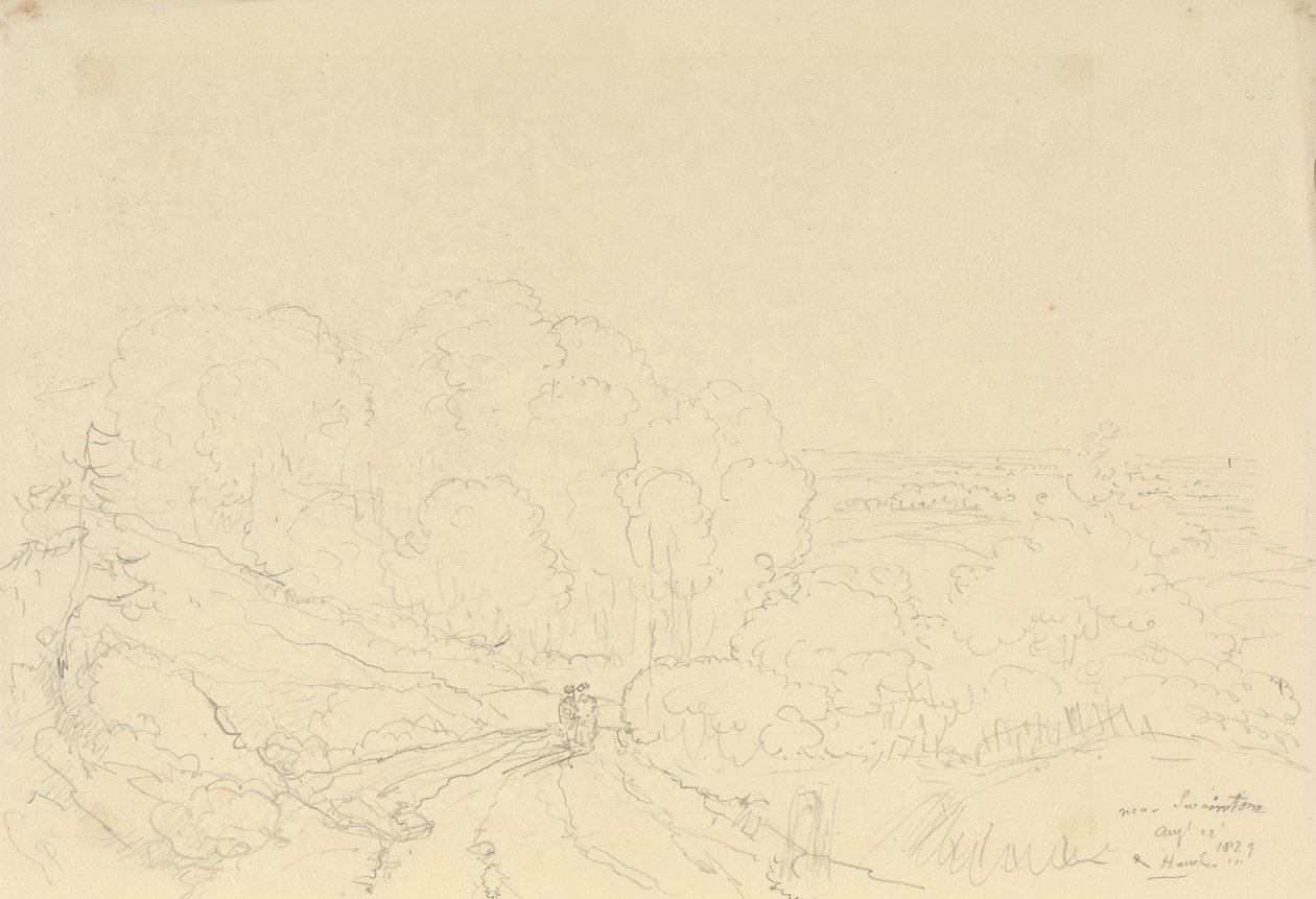 Bij Swainstone, 12 augustus 1829 door Capt. Thomas Hastings