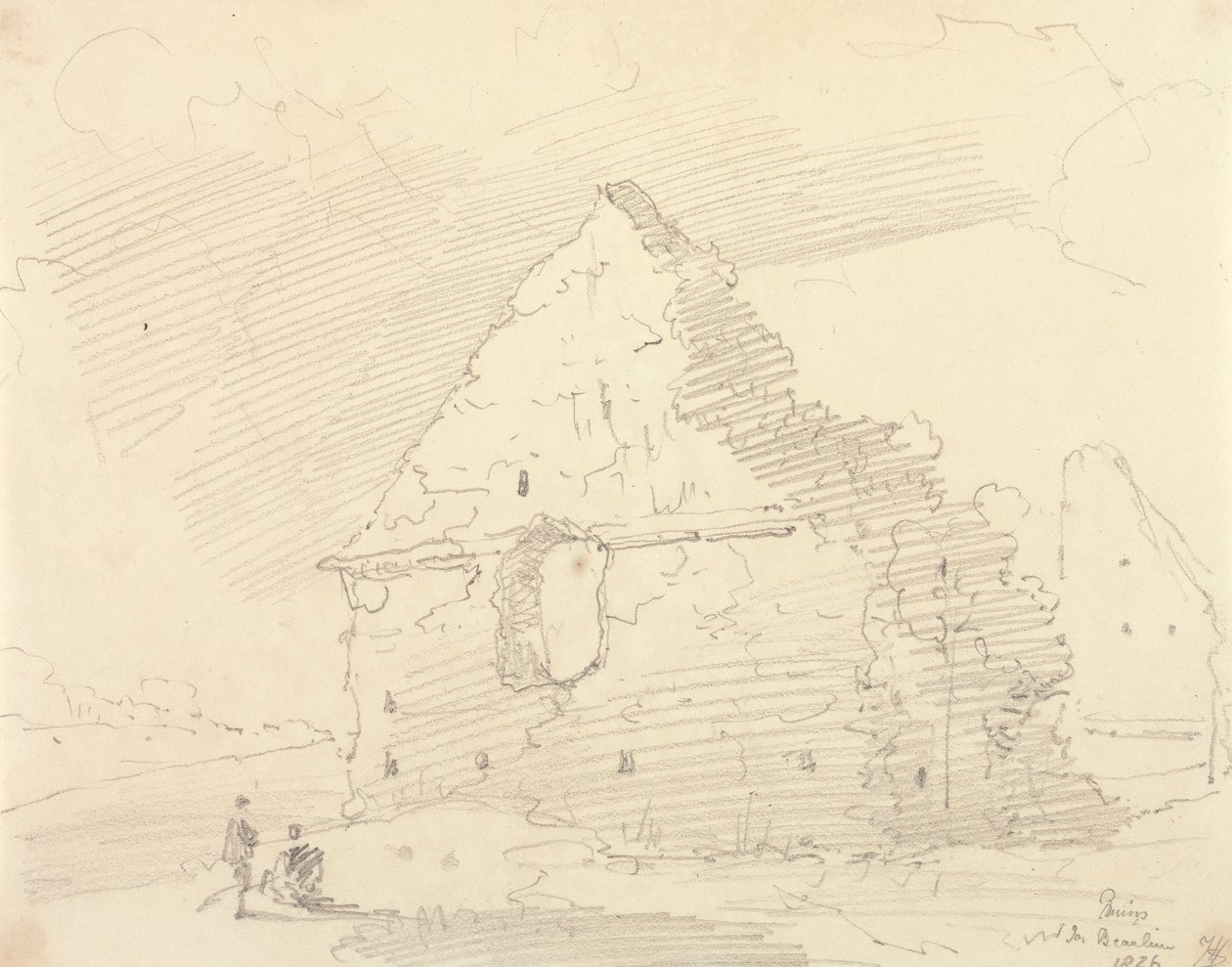 Ruïnes in Beaulieu door Capt. Thomas Hastings