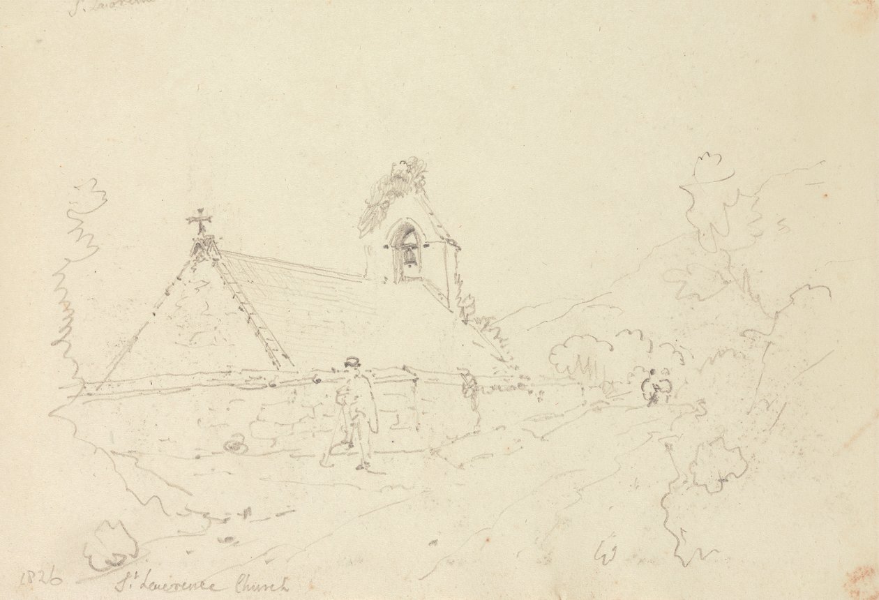 Sint-Laurentiuskerk, Isle of Wight door Capt. Thomas Hastings