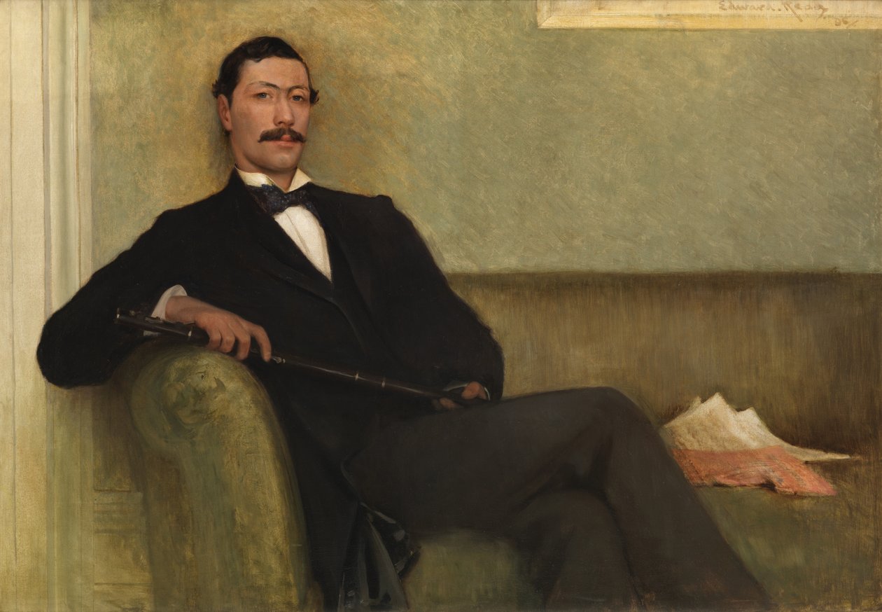 De heer fluitist door Captain Edward Henry Handley Read