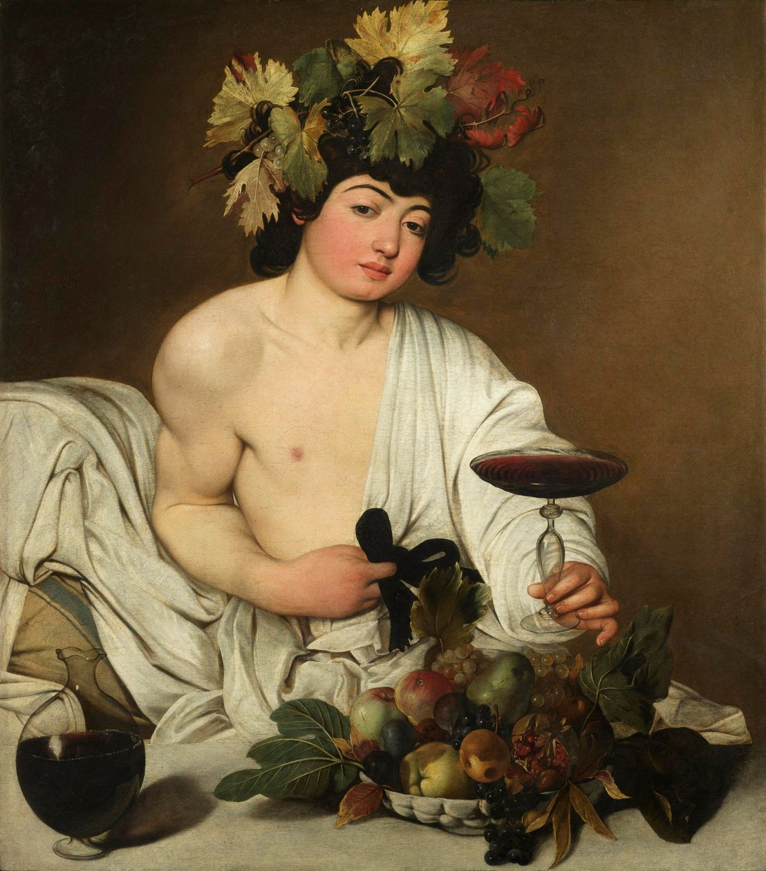 Italiaans: Bacco Bacchus door Caravaggio