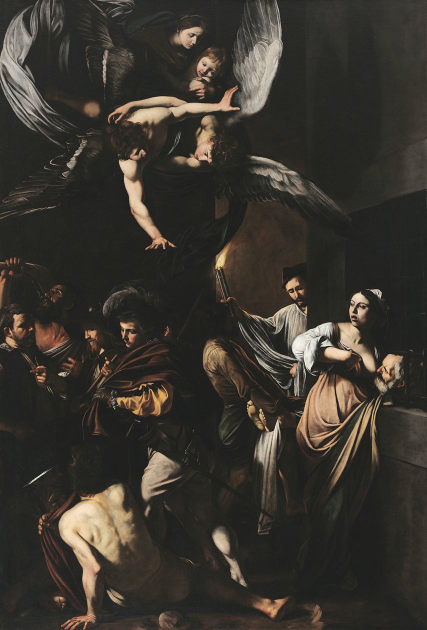 De zeven werken van barmhartigheid door Caravaggio
