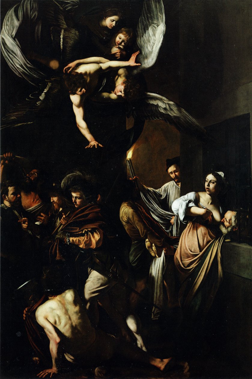 De zeven werken van barmhartigheid door Caravaggio