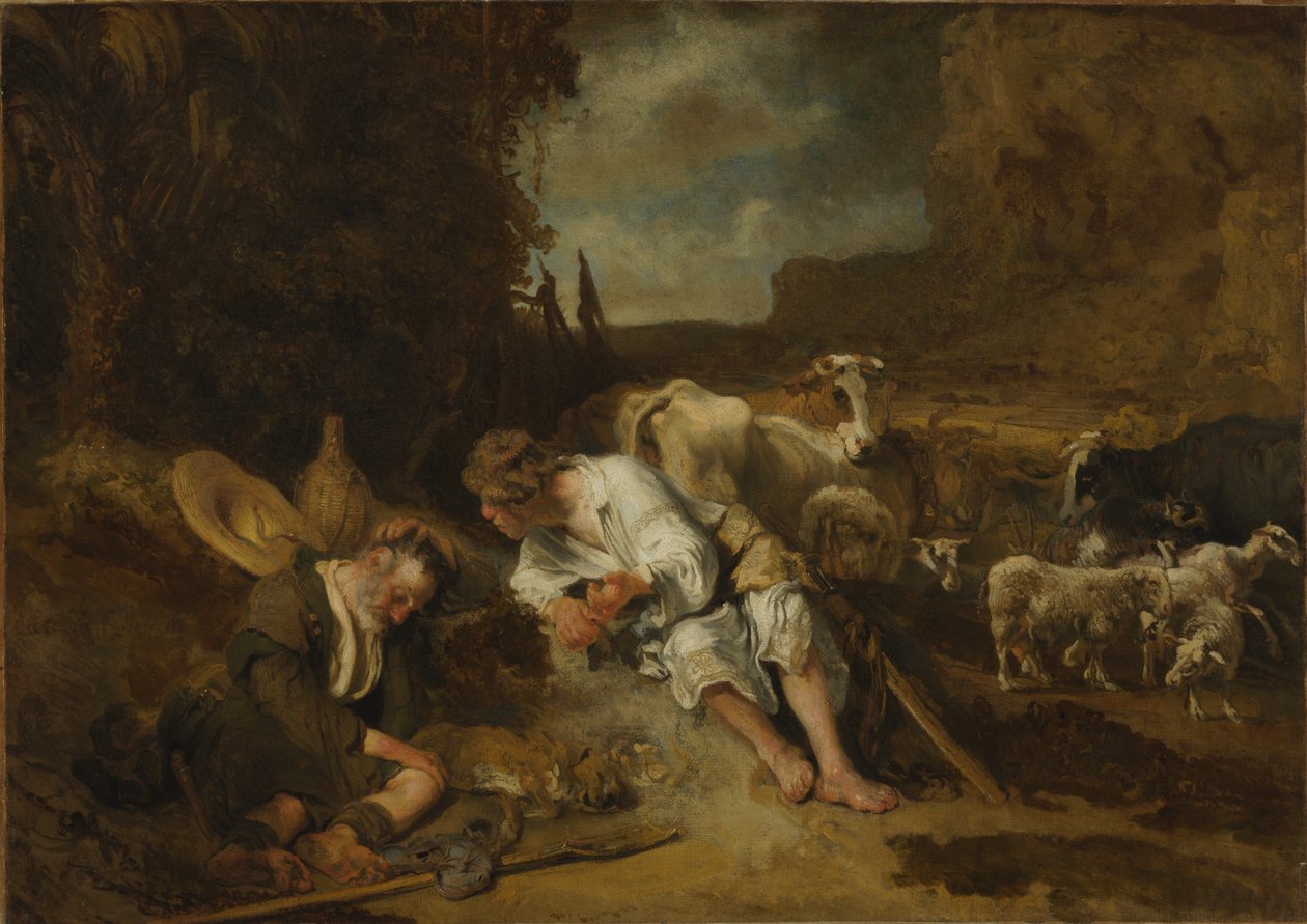Mercurius en Argus door Carel Fabritius