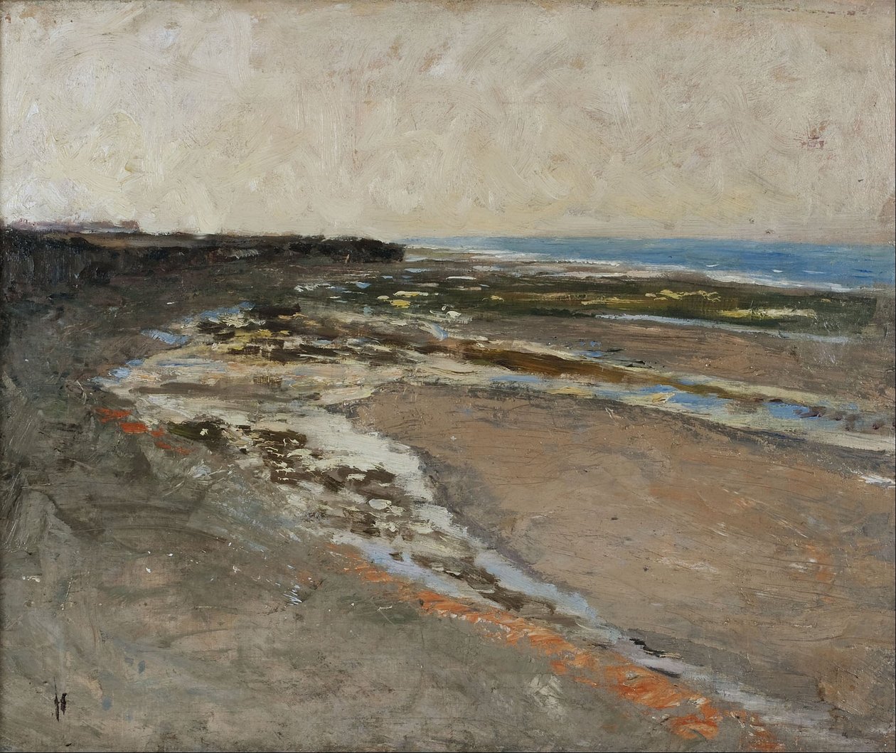 Kust bij Luc-sur-Mer door Carl Fredrik Hill