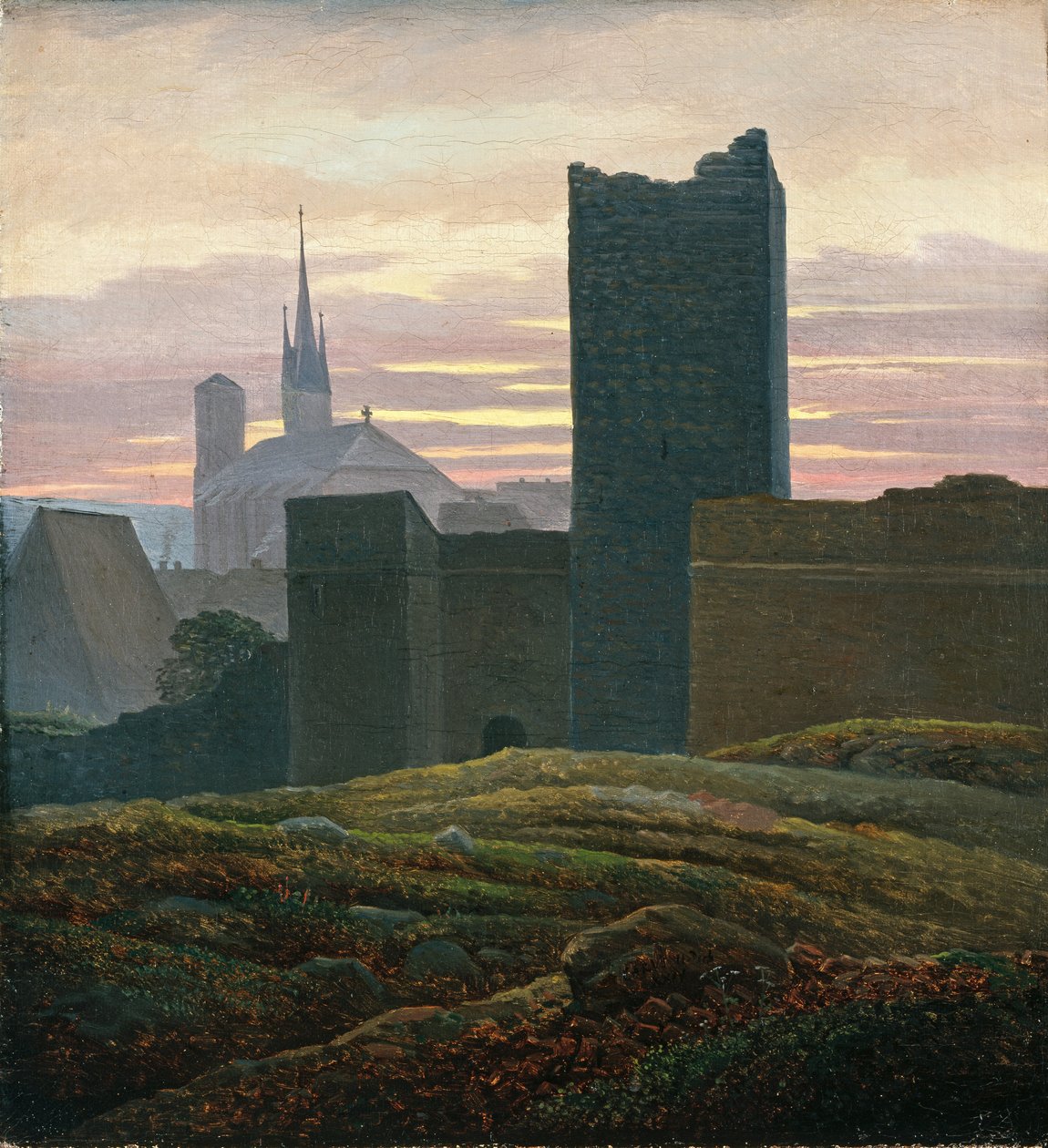 Het Keizerlijk Kasteel door Carl Gustav Carus