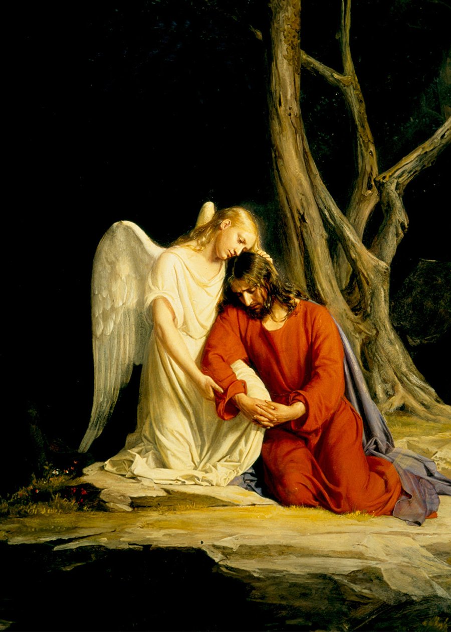 Gethsemane door Carl Heinrich Bloch