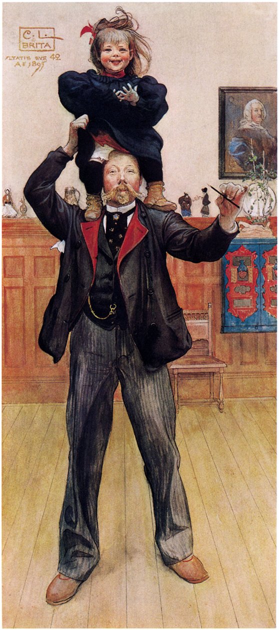 Brita en Ik door Carl Larsson