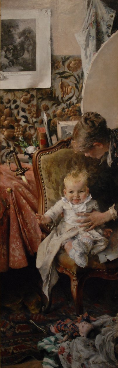 Kleine Suzanne door Carl Larsson