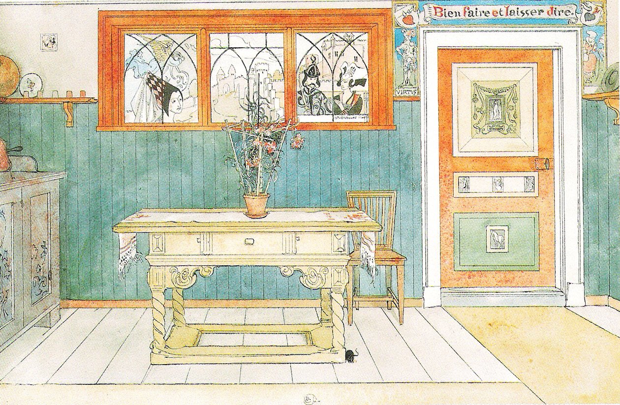 De eetkamer door Carl Larsson
