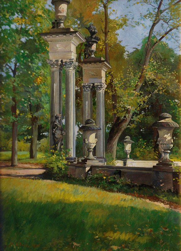 In het kasteelpark door Carl Malchin