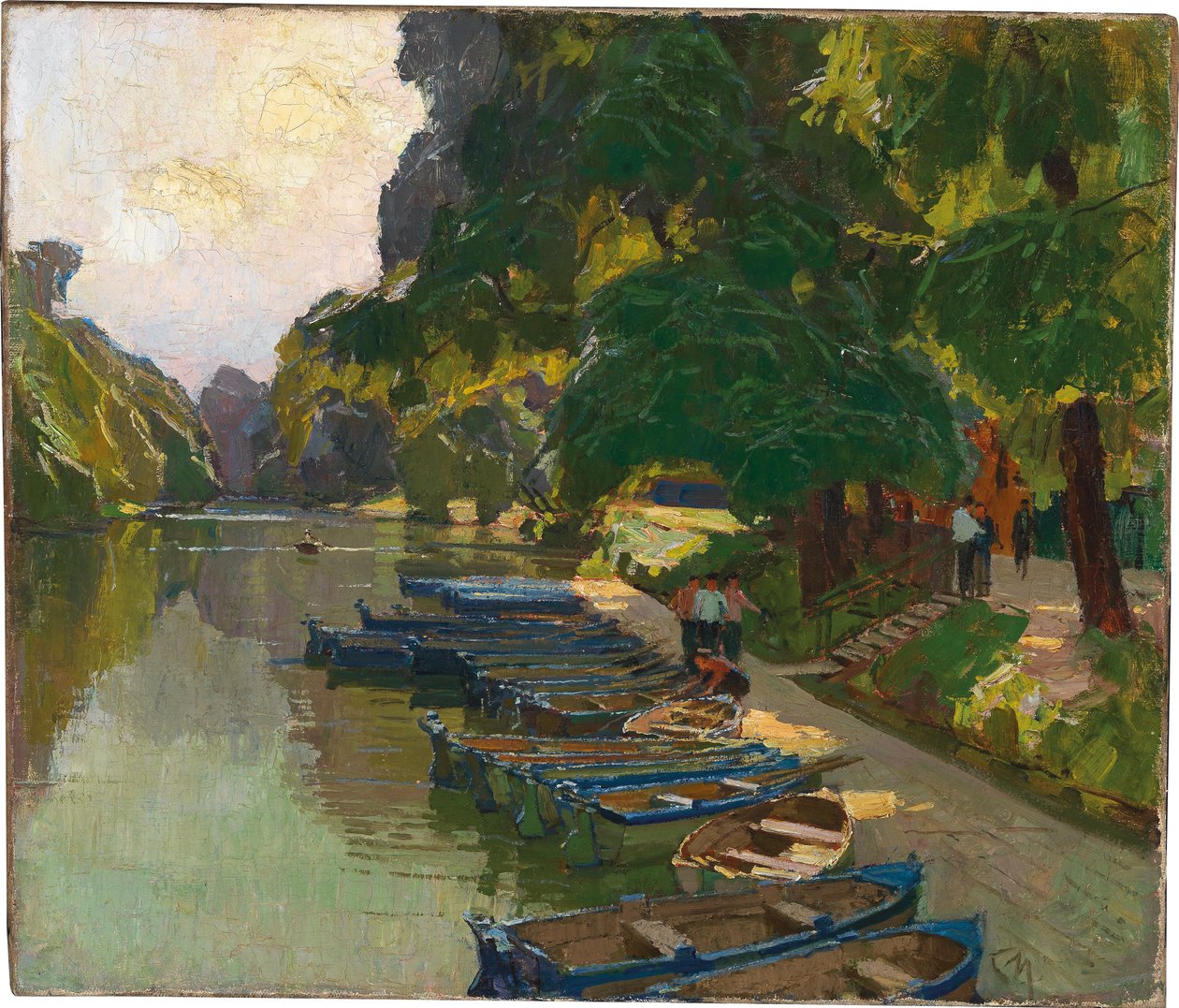 Uit de Weense Prater door Carl Moll