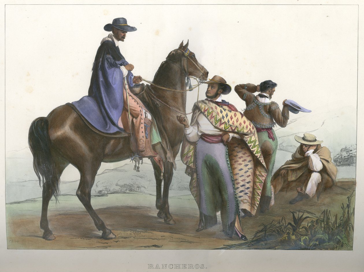Rancheros door Carl Nebel