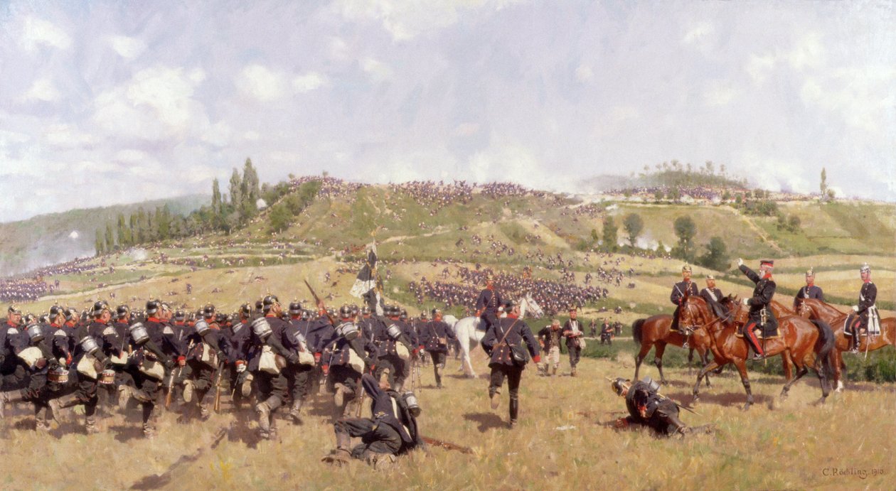 De infanterie zal oprukken door Carl Röchling