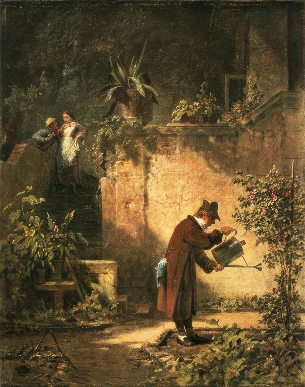 De tuinliefhebber door Carl Spitzweg