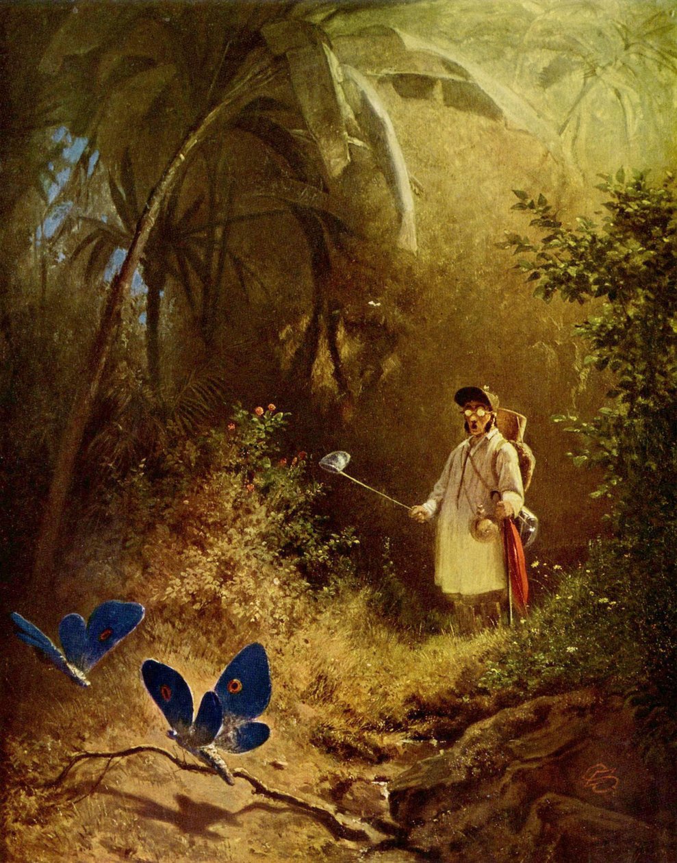 De Vlinderjager door Carl Spitzweg