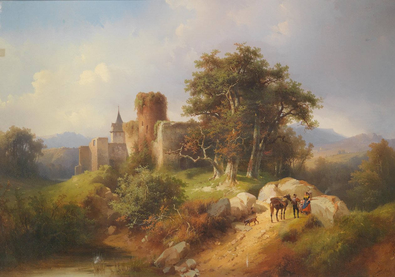 Hohe Göll door Carl Triebel