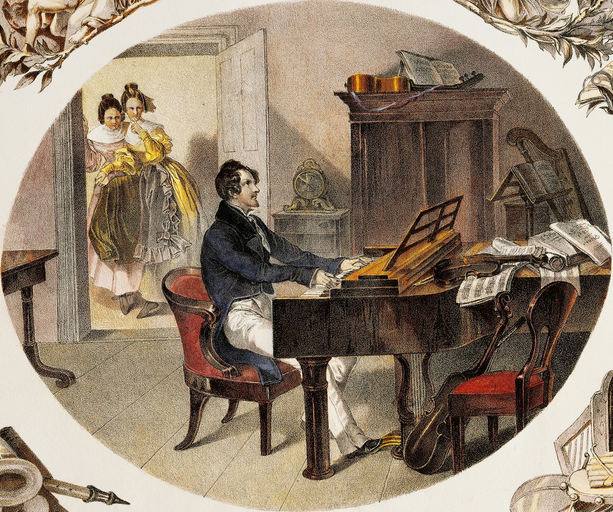 Muziekleraar door Carl and Geiger Peter Johann Nepomuk Kunz