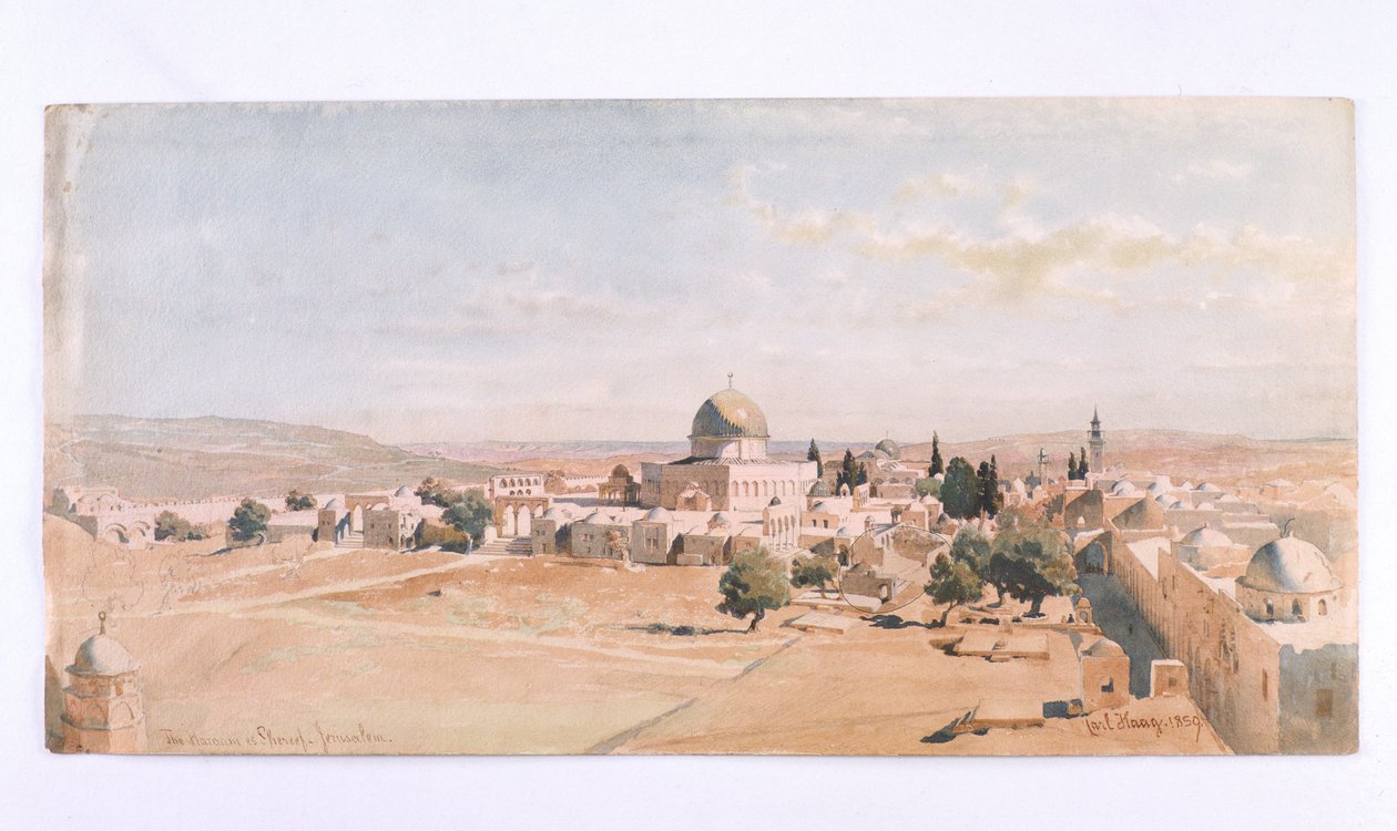 De Haraam es Shereef, Jeruzalem door Carl Haag