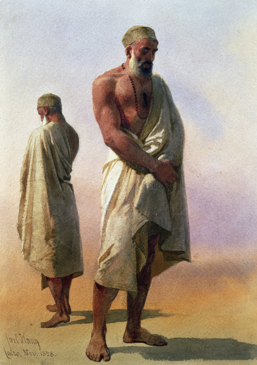 Twee Derwisjen, 1858 door Carl Haag