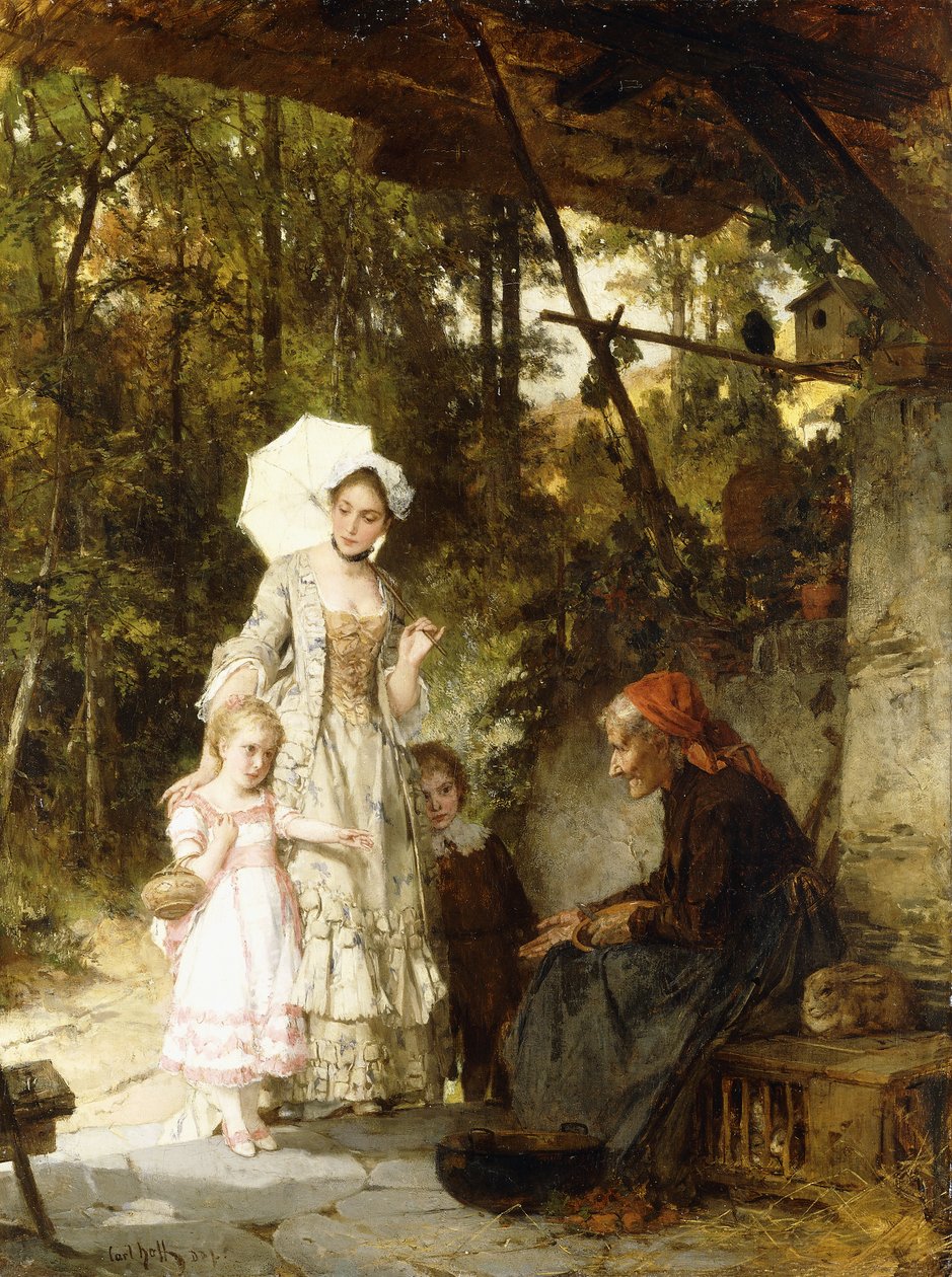 Het geschenk door Carl Heinrich Hoff