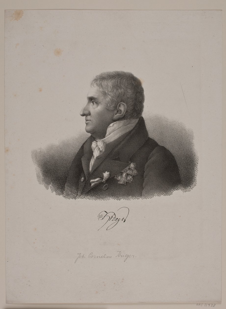 Johan Cornelius Krieger door Carl Henckel
