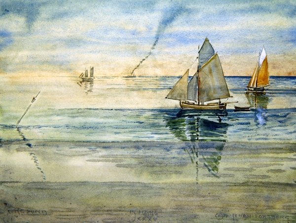 Oresund door Carl Johan Forsberg