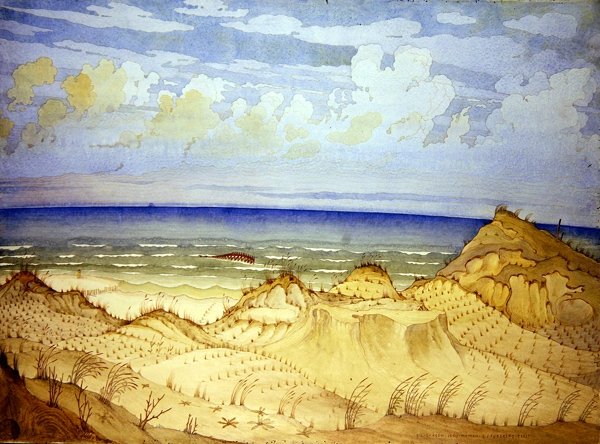 Zandduinen door Carl Johan Forsberg