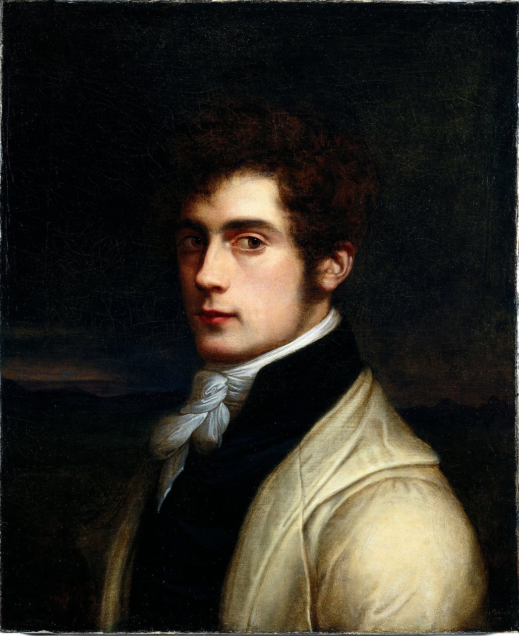 Zelfportret, 1819 door Carl Joseph Begas