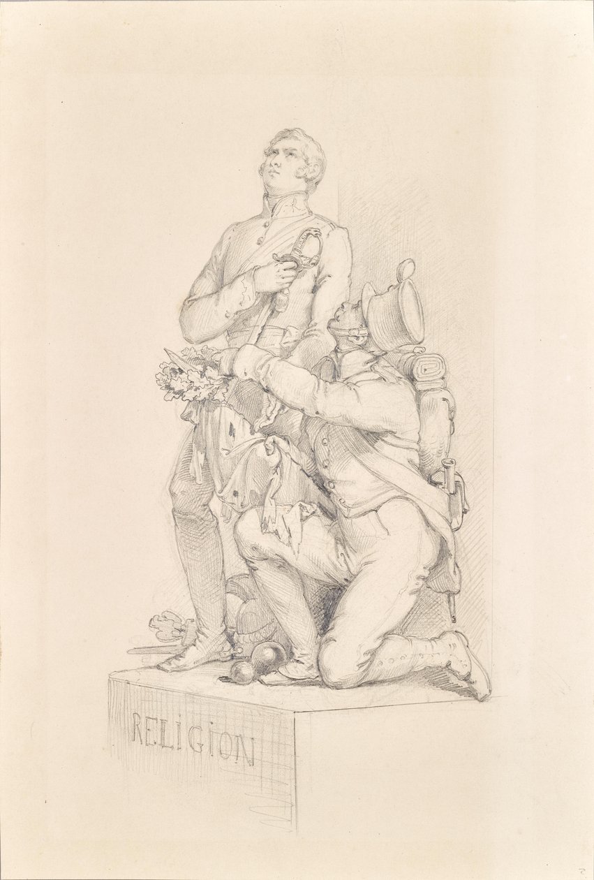 Allegorie op religie door Carl Joseph Geiger