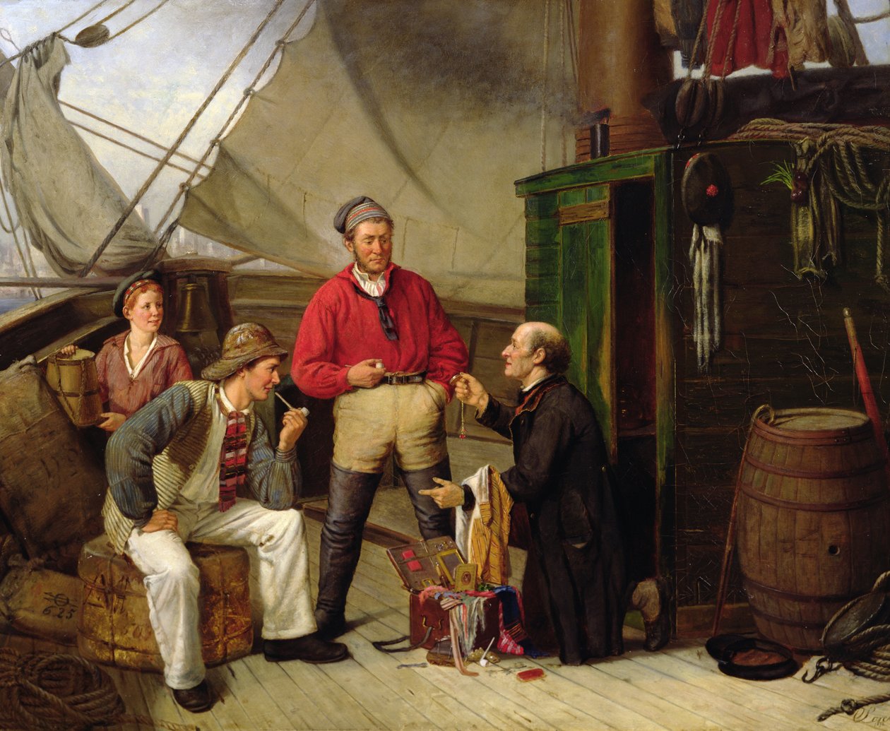 De winkelier door Carl Julius Lorck