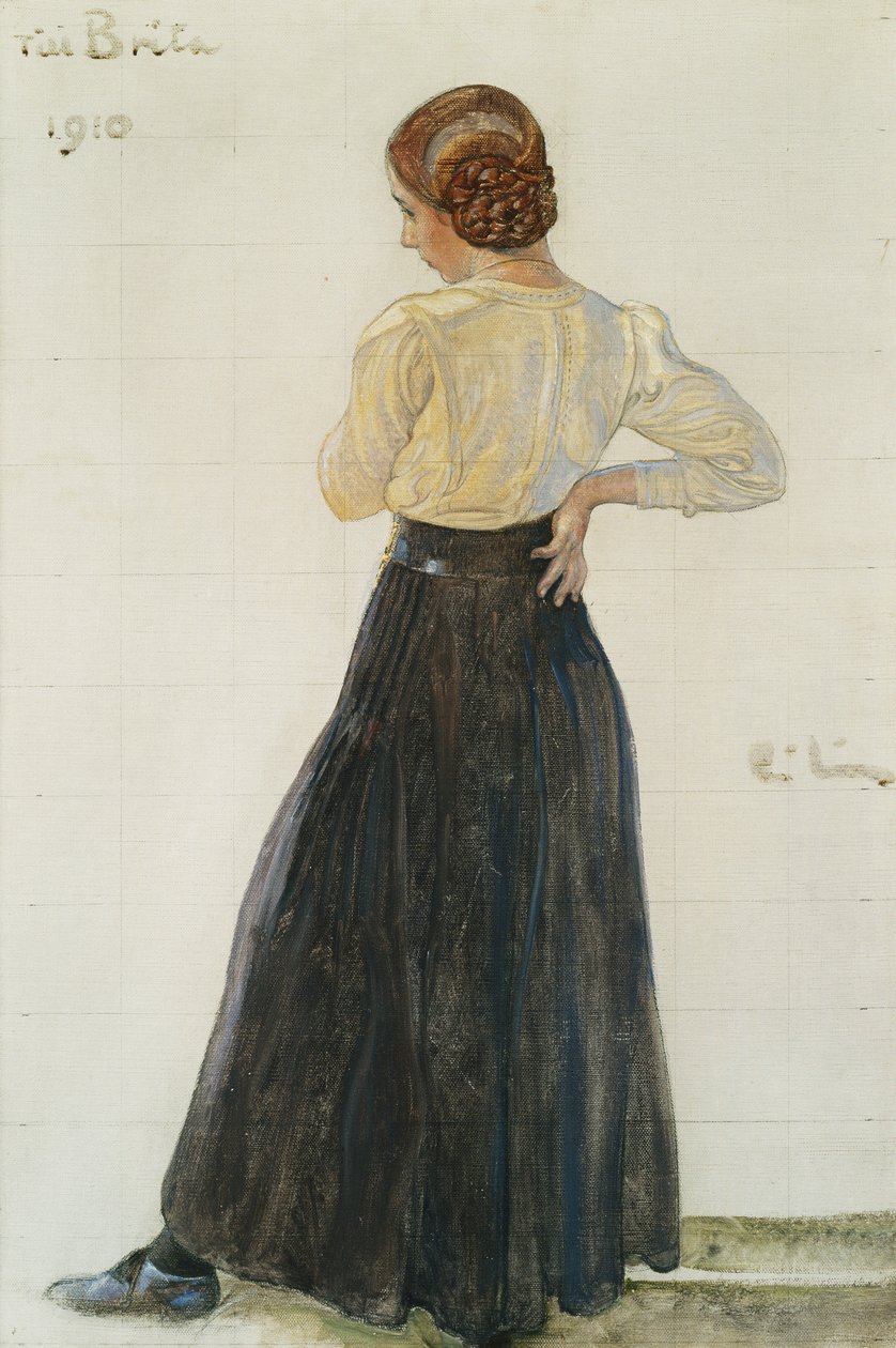 Brita, 1910 door Carl Larsson