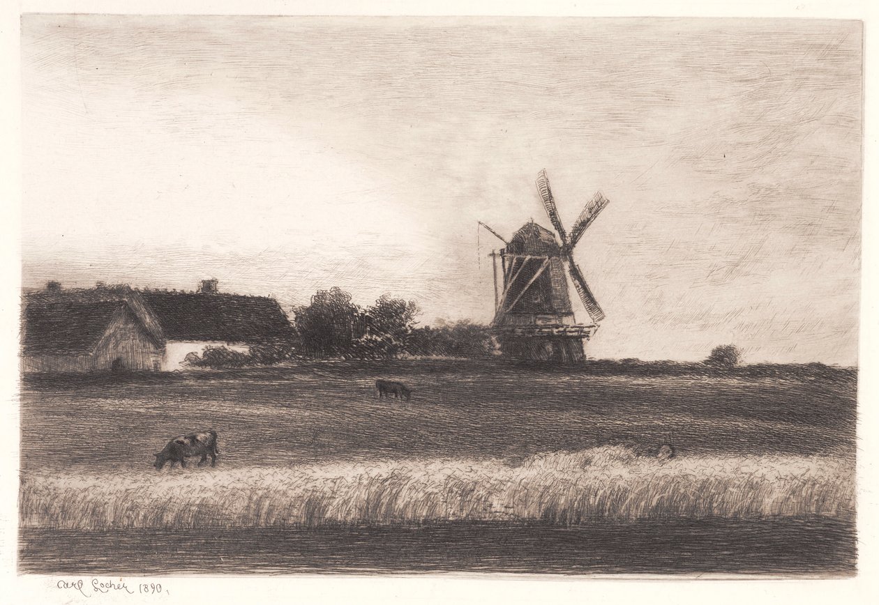 De molen door Carl Locher