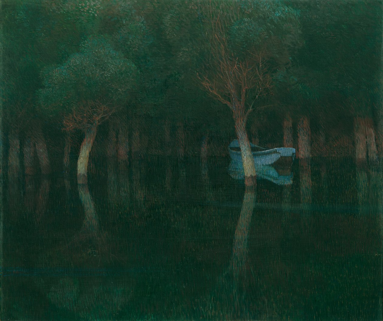 Schemering door Carl Moll