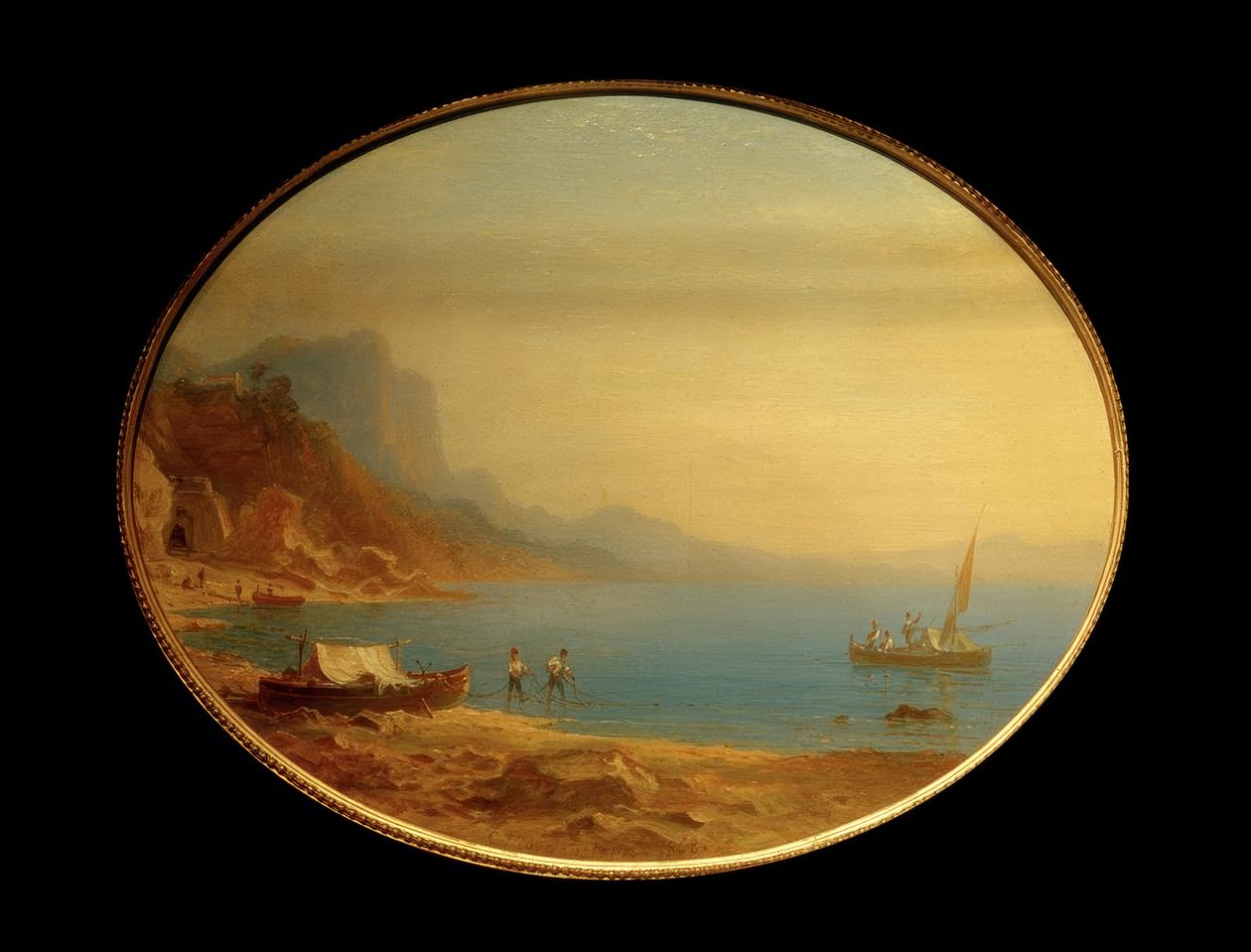 Italiaans landschap door Carl Morgenstern