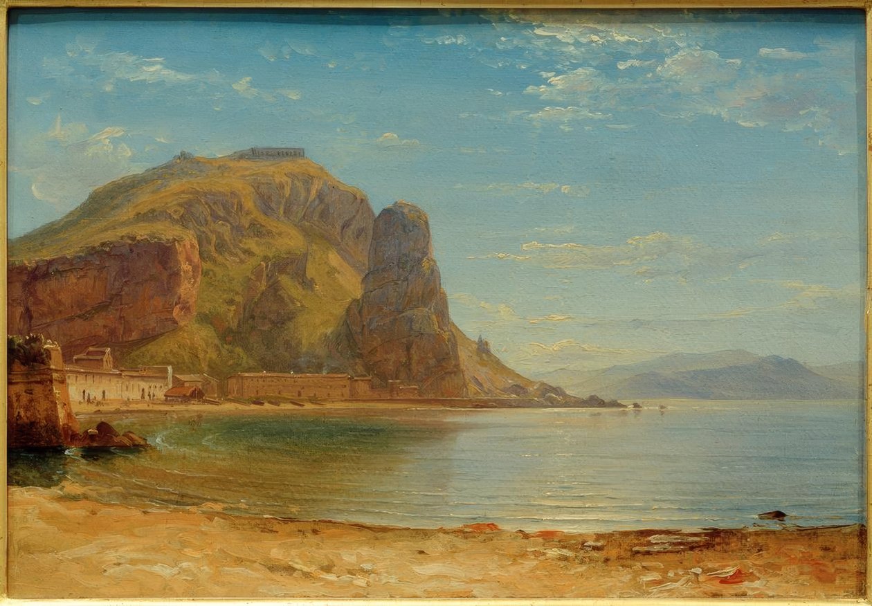 Terracina met de visrots door Carl Morgenstern