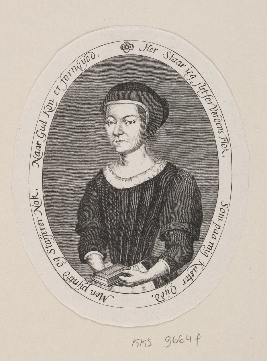 Dorothea Engelbrechtsdatter door Carl Poulsen