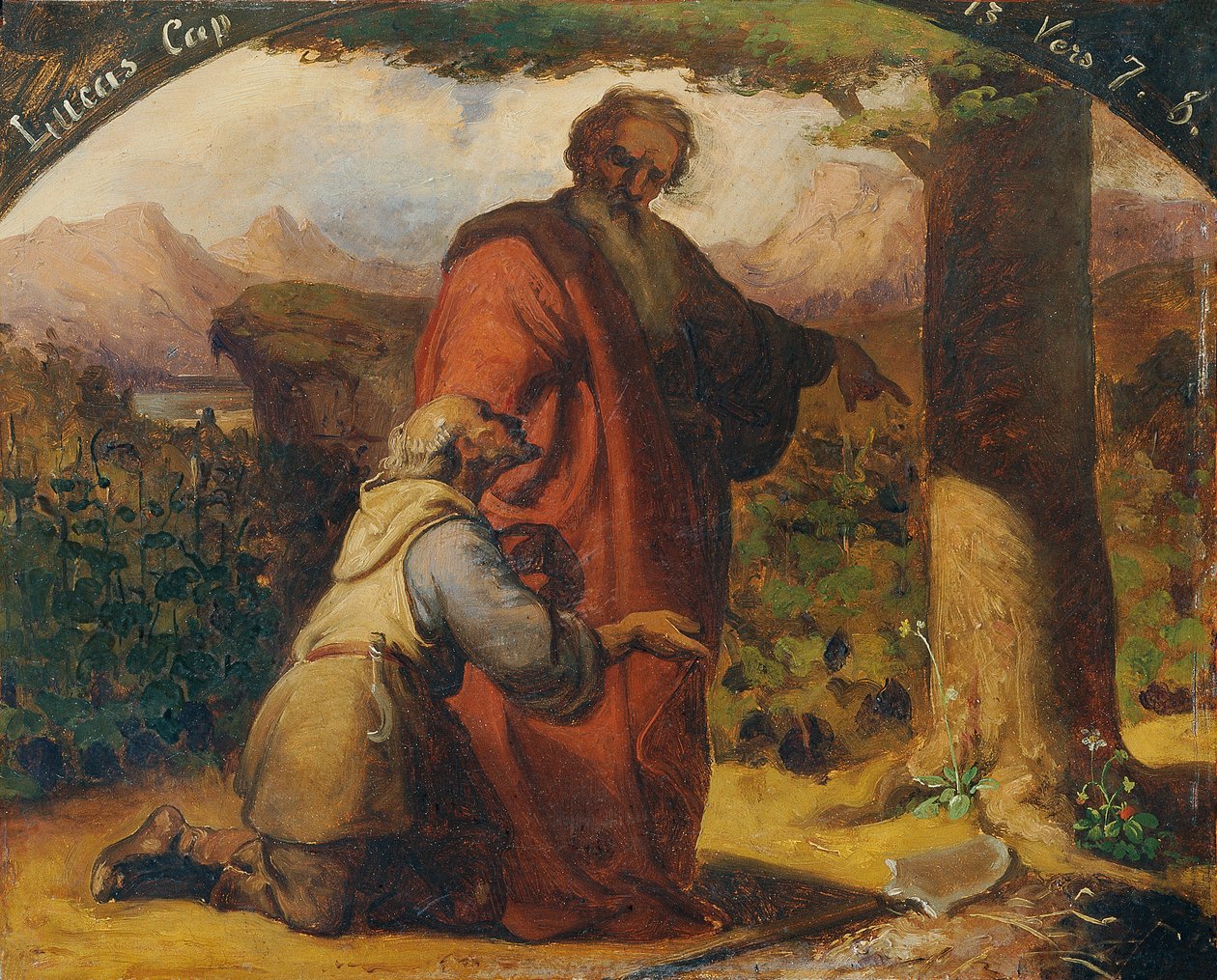 De gelijkenis van de onvruchtbare vijgenboom door Carl Rahl
