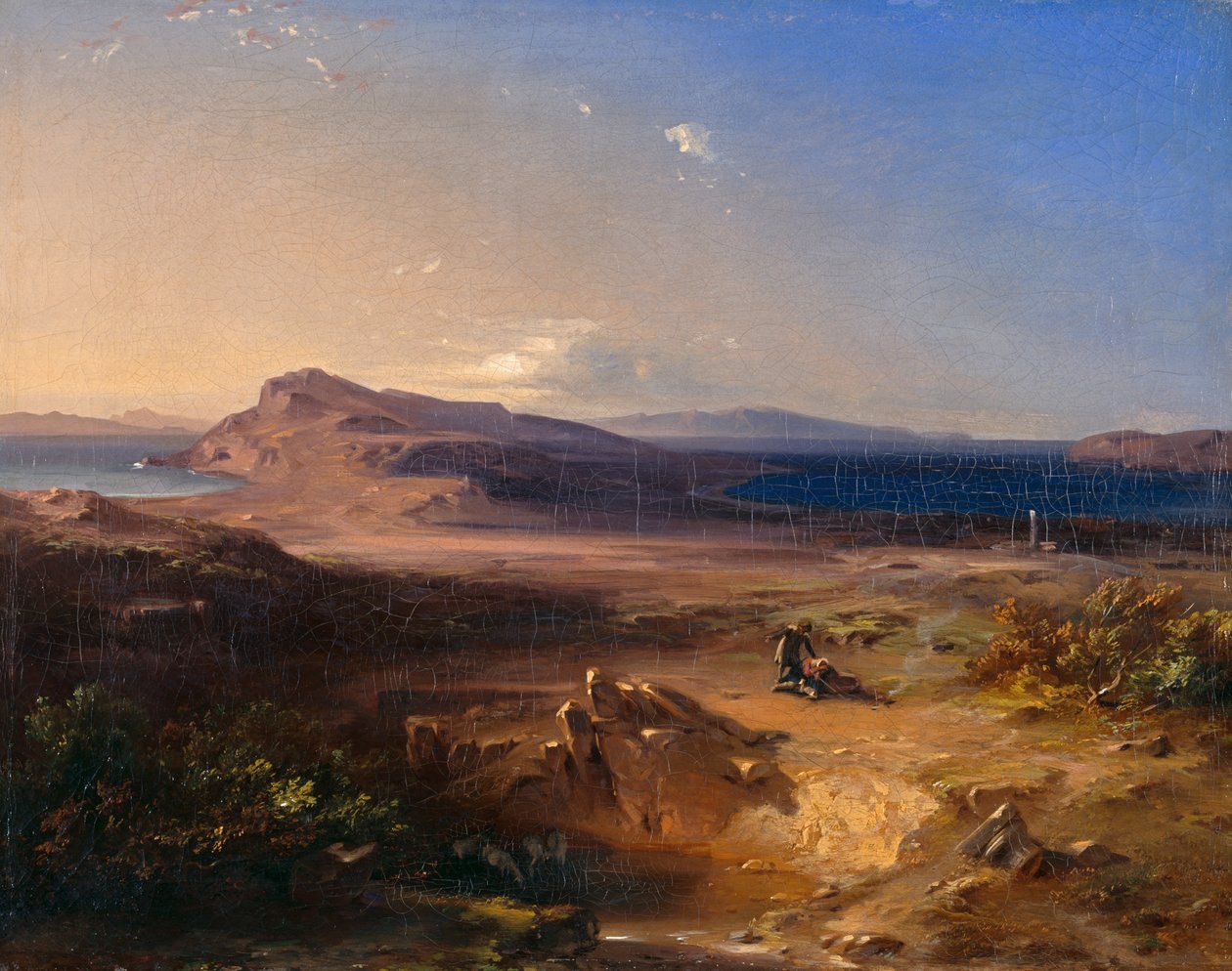 Delos door Carl Rottmann
