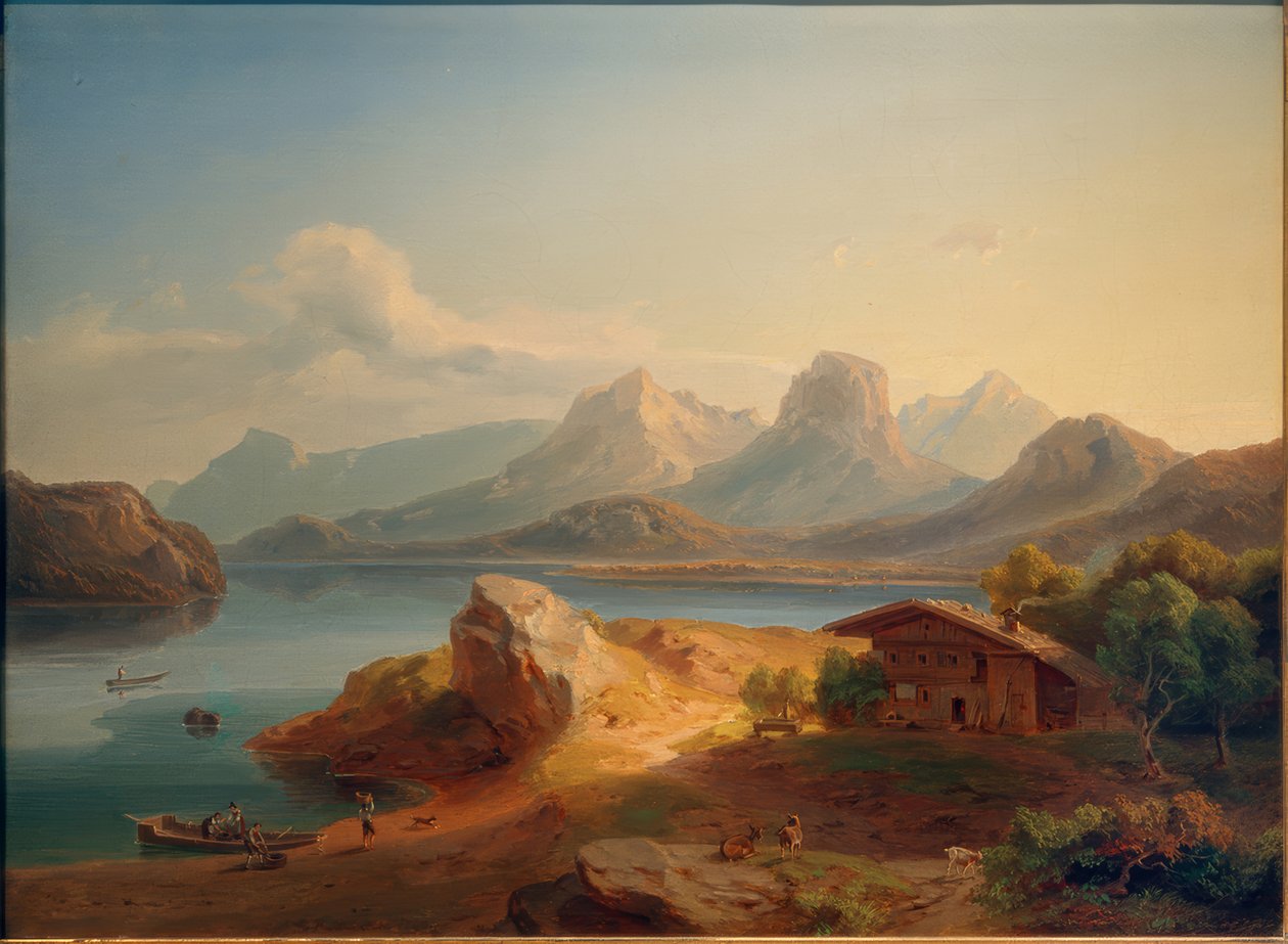 De Kochelsee door Carl Rottmann