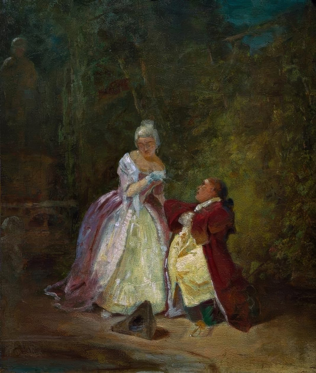 Het voorstel door Carl Spitzweg