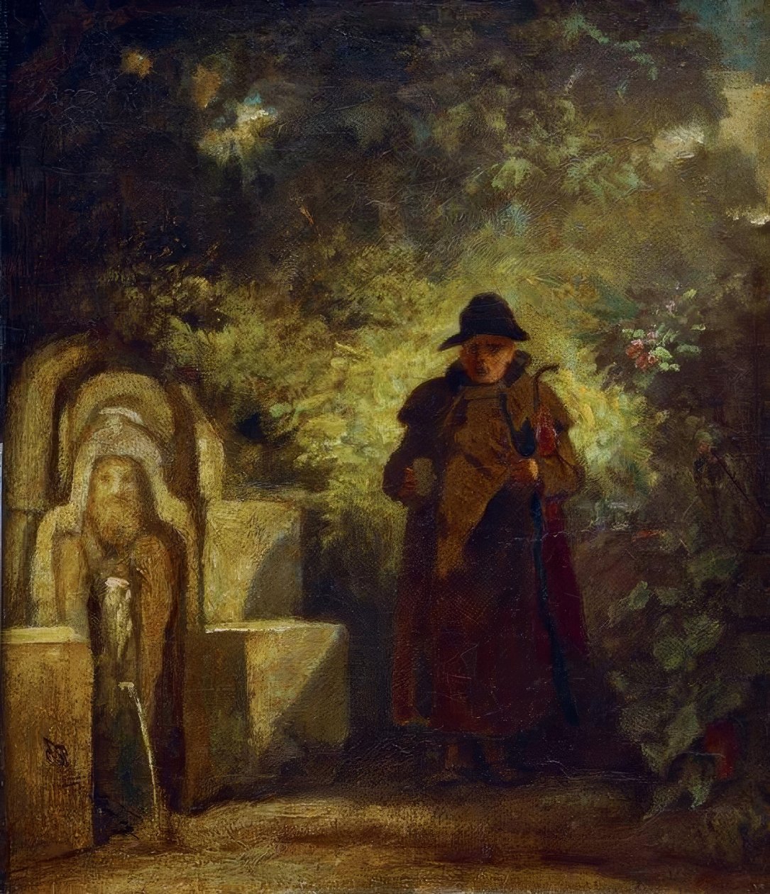 De fonteinbezoeker door Carl Spitzweg