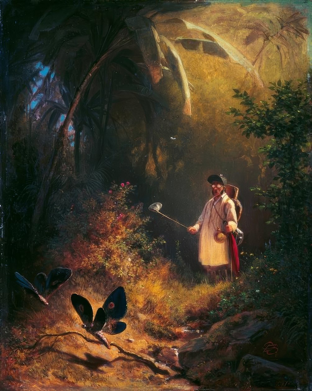 De vlindervanger door Carl Spitzweg