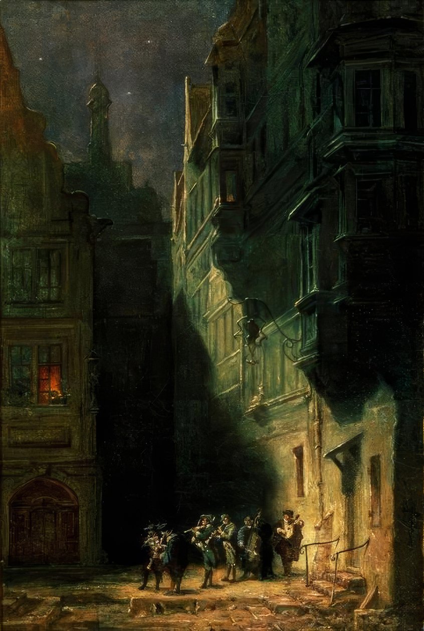 De serenade door Carl Spitzweg