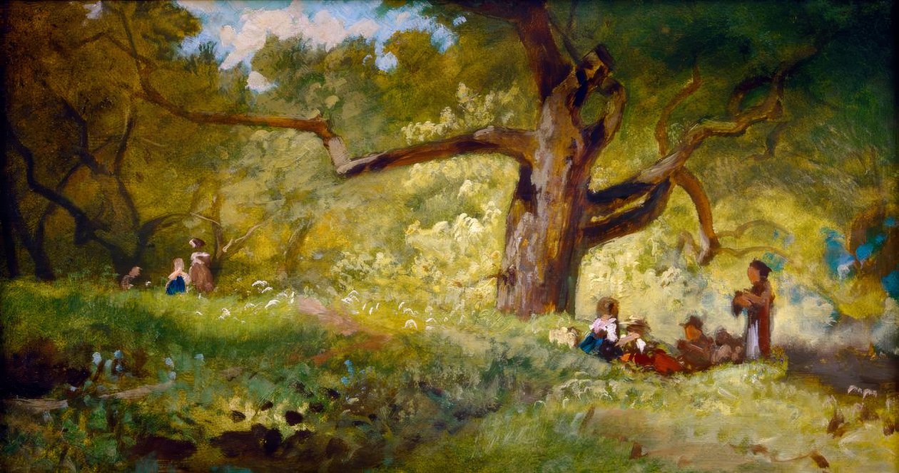 In het bos door Carl Spitzweg