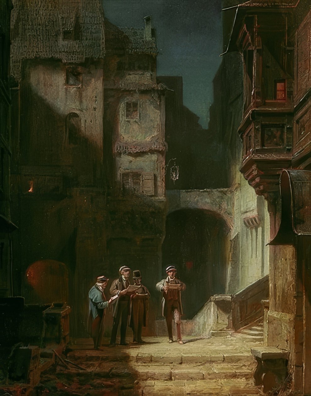 Serenade door Carl Spitzweg