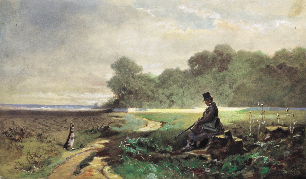 De zondagse jager door Carl Spitzweg
