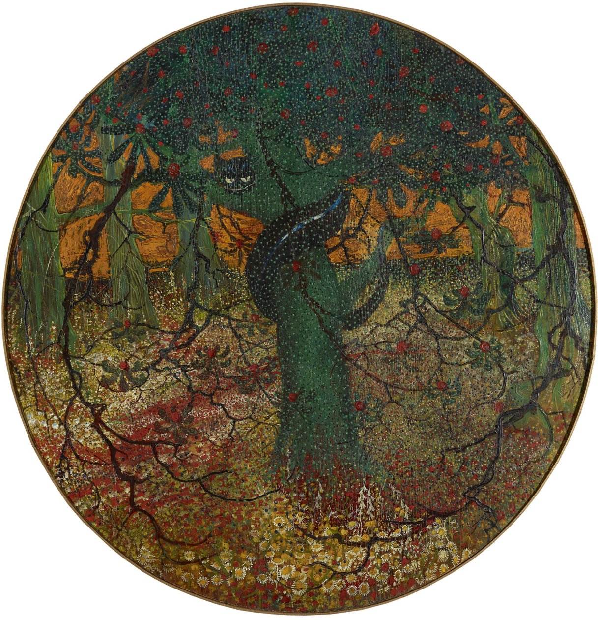 De paradijsboom met slang door Carl Strathmann